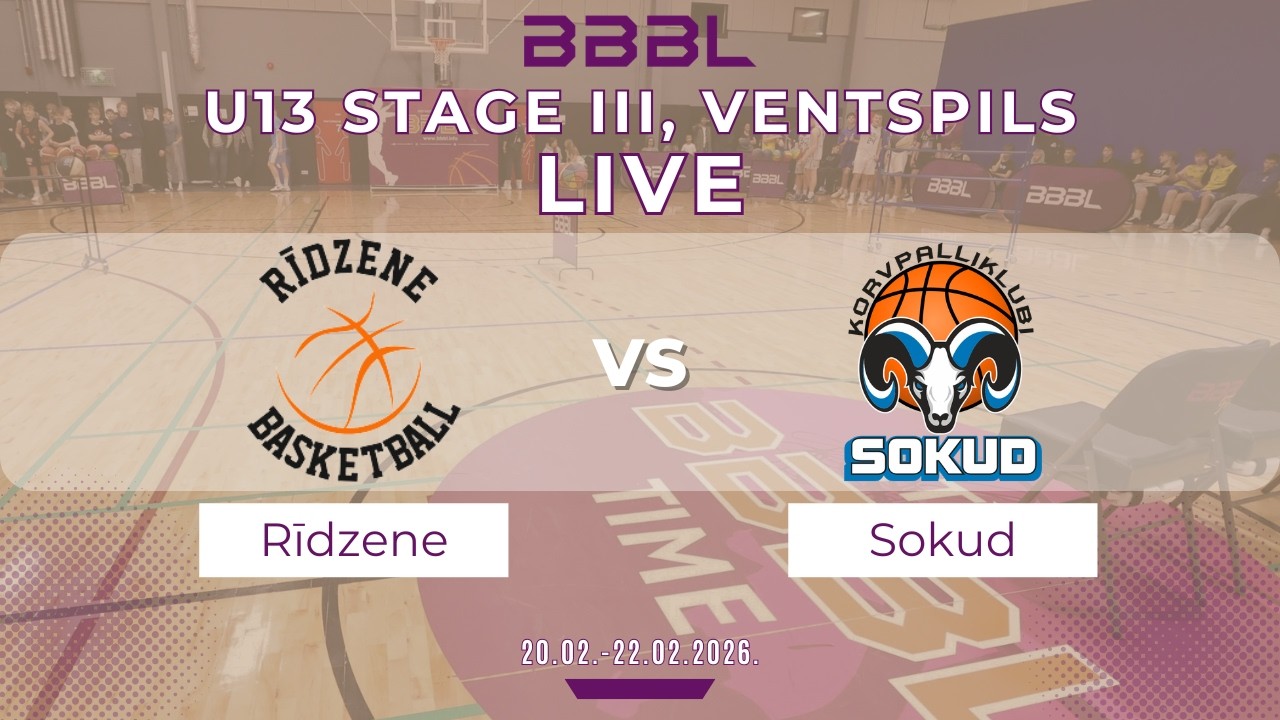 RBS Centrs 2013 vs BC Kalev Cramo/KK Sokud 2013 | BBBL U13 | Stage III