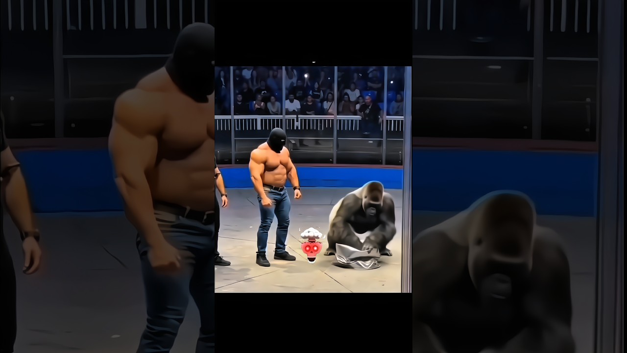 bodybuilder vs Gorilla 🥶💯 part-53#workout #modelfitness #motivation #bodyweight