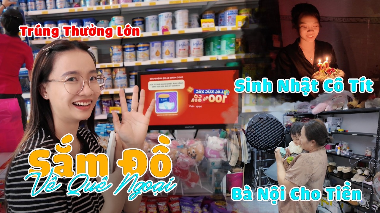 Về Ngoại Ăn Tết | Tập 1 Trúng Giải Thưởng Lớn Khi Đi Sắm Đồ Về Quê