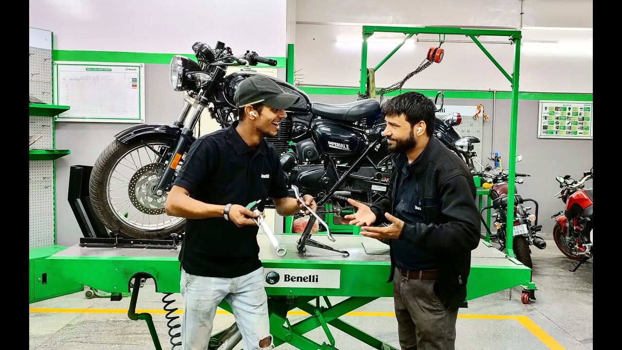 Benelli Imperiale 400 Bs6 Basics - How to detach and re-attach the wheel