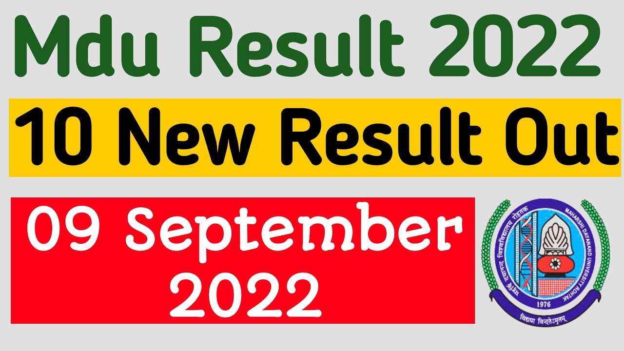 Mdu Result 2022 | mdu latest result 2022 | mdu result update | mdu new result 2022