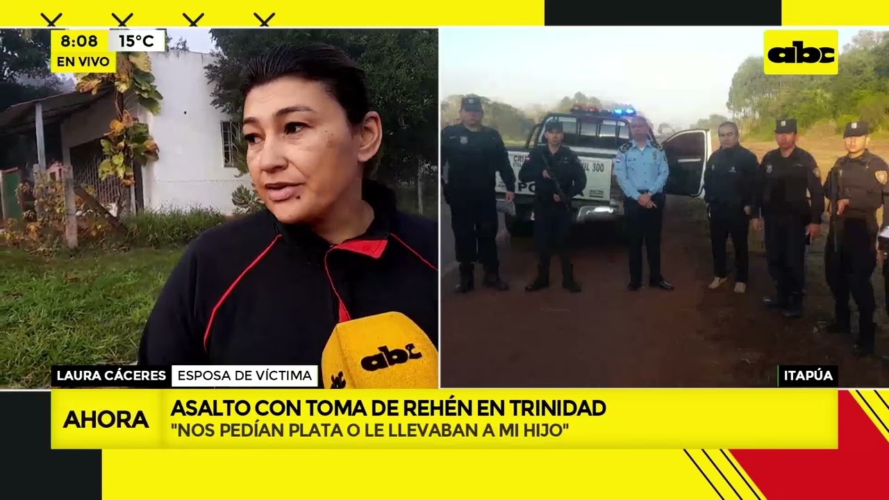 Itapúa: hombre fue tomado de rehén y abandonado tras persecución