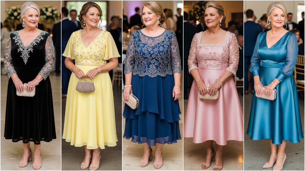 Best A-Line Tea Length Mother of the Bride Dresses for 2026: Elegant, Comfy & Flattering Styles