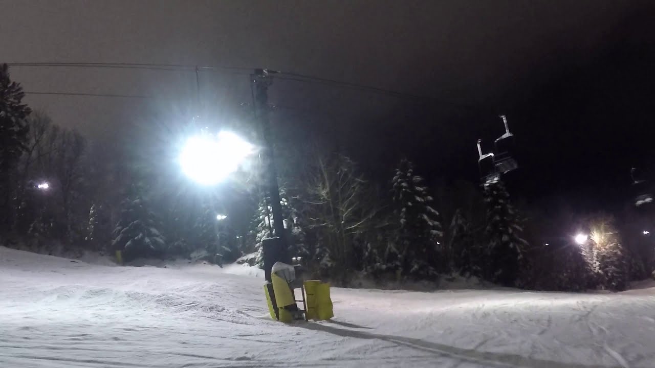 Night Skiing at Silver Creek- Snowshoe Mountain WV
