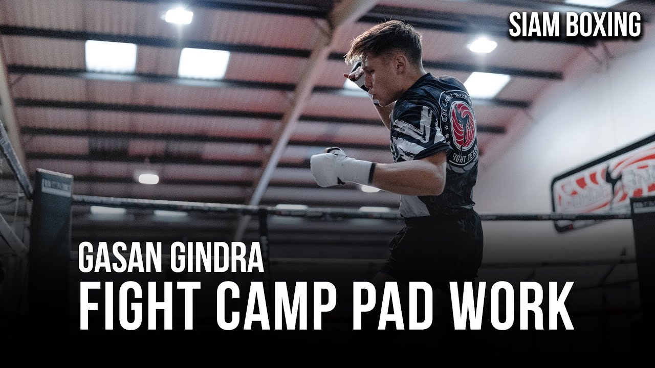 Gasan Gindra Fight Camp Pad Work | Pro K1