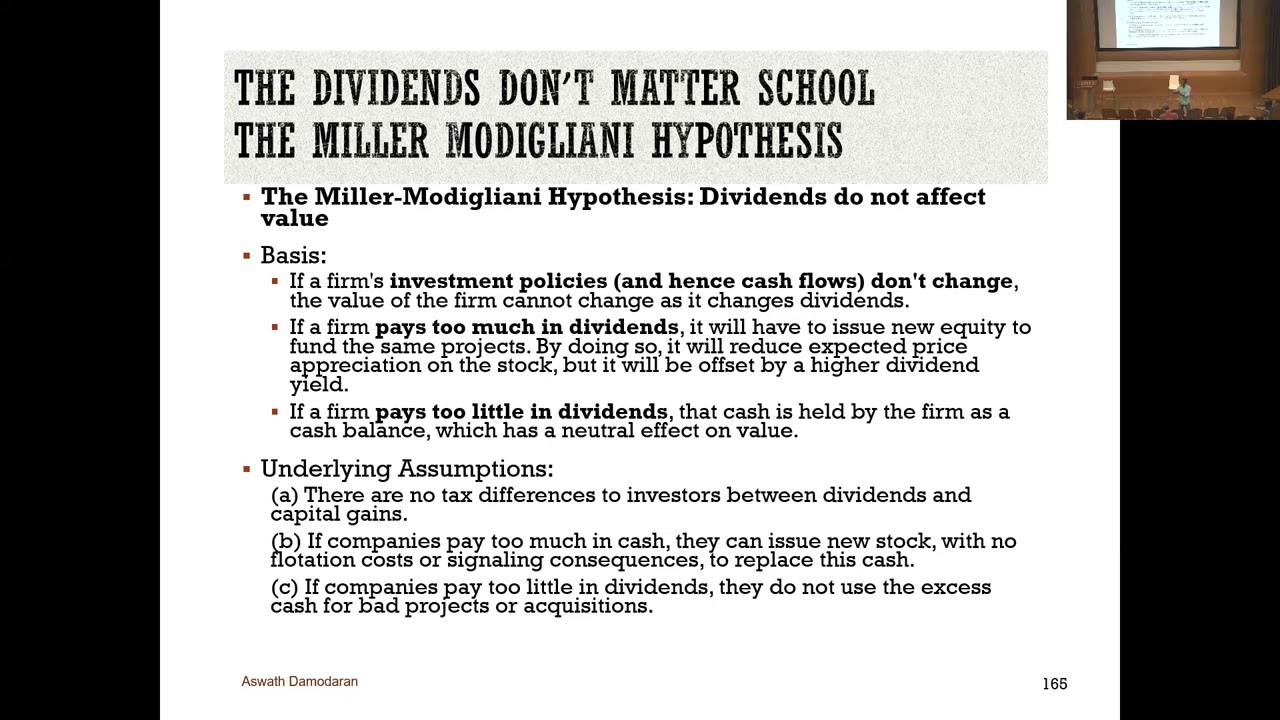 Session 22: Dividend Trade offs