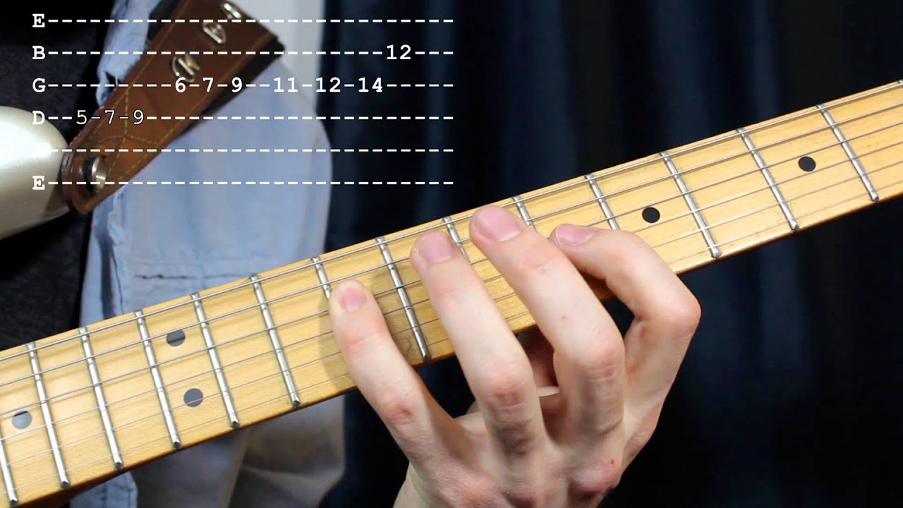 Squeeze - Black Coffee in Bed - Guitar Solo Lesson (HD)