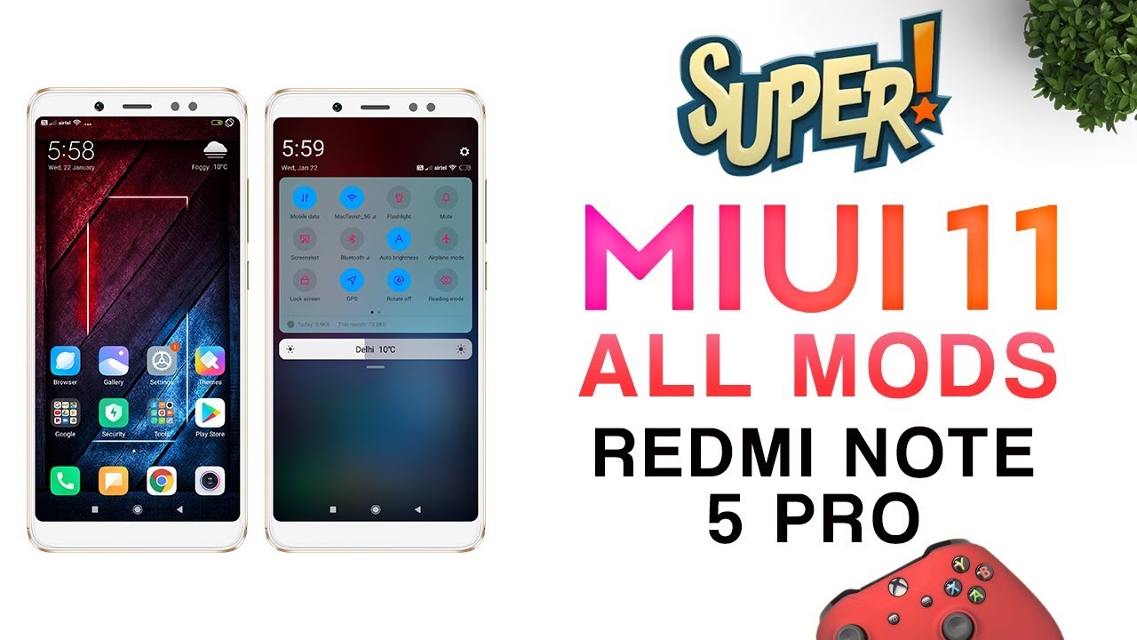 Ultimate Customization Mods For Redmi Note 5 Pro MIUI 11 Stable | MIUI 11 DMA Edition