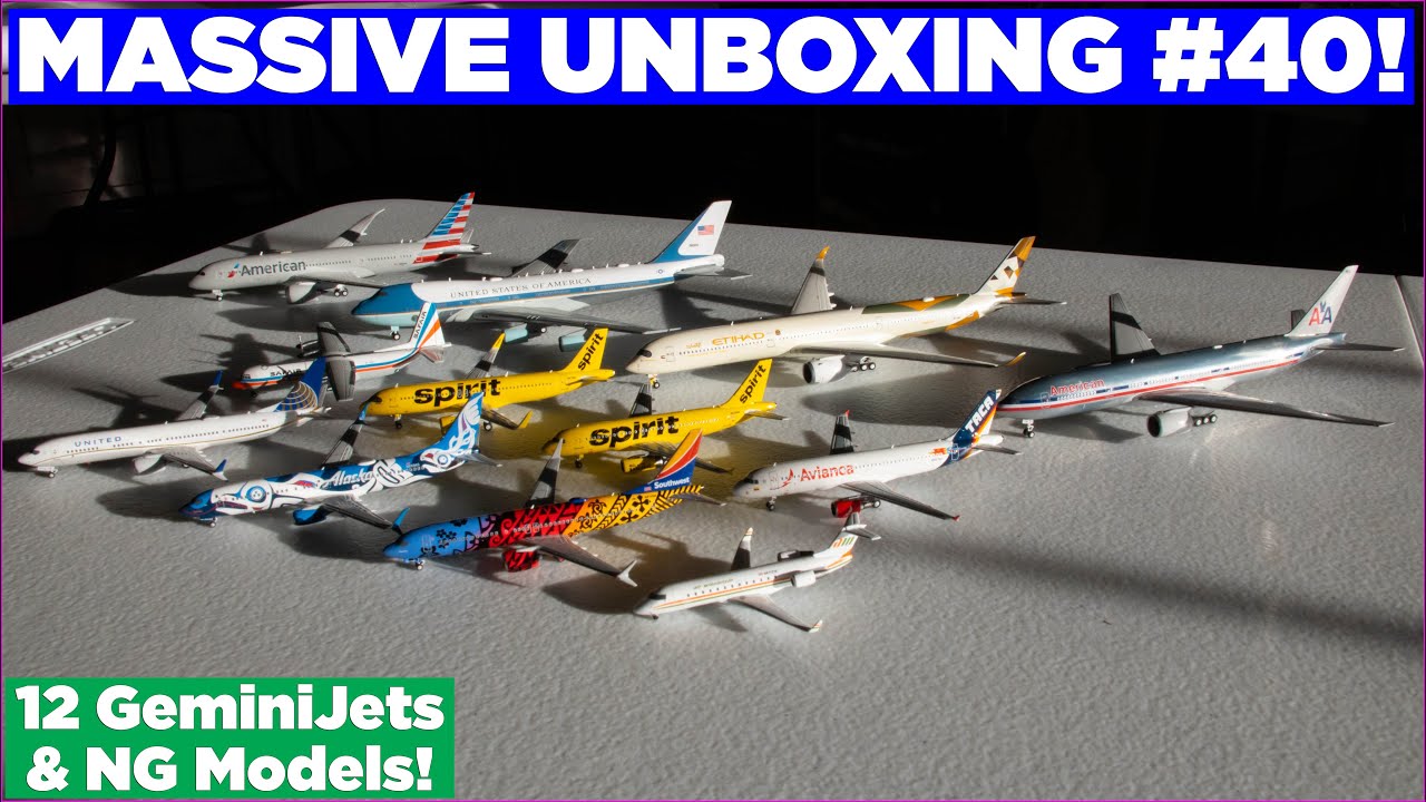 12 MODEL GEMINIJETS UNBOXING! | Massive Unboxing #40