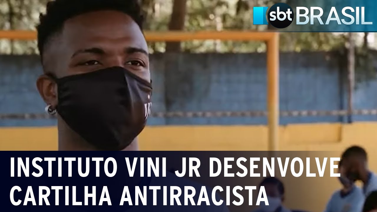 Instituto Vini Jr desenvolve cartilha antirracista | SBT Brasil (24/05/23)