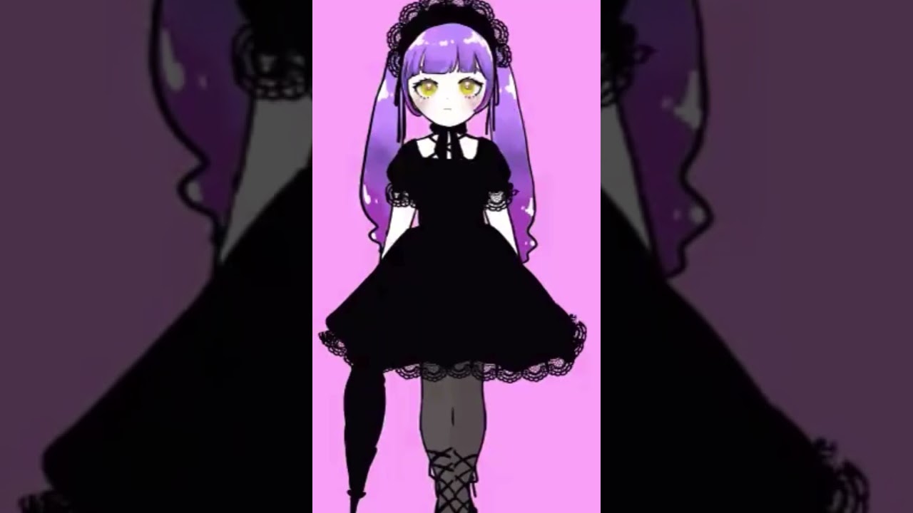 どの衣装が好き？？ #shorts #vtuber #イラスト  #アイドル #バズりたい #吸血天使かのえる