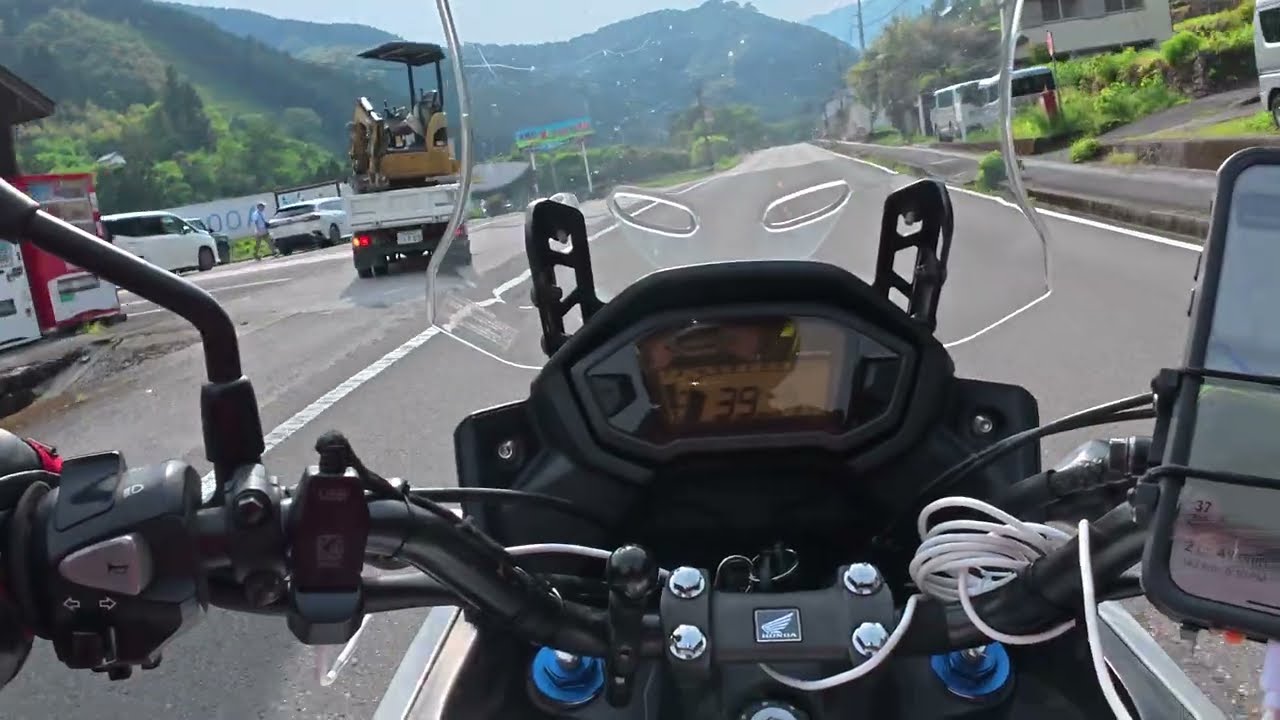 Japan Motorcycle Trip Day Two Yasuda, Kochi to Inoura, Ehime Uncut 4K part 8