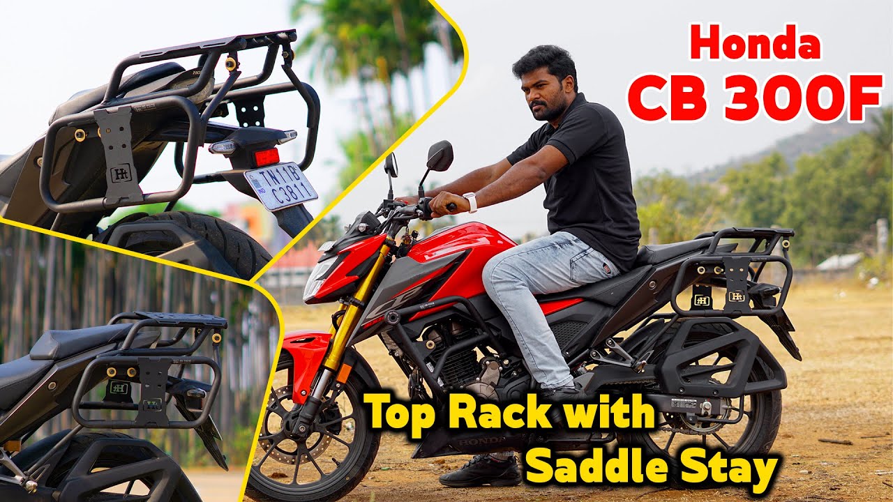 HONDA CB 300F | Toprack with Saddle stay installation | HT Exhaust