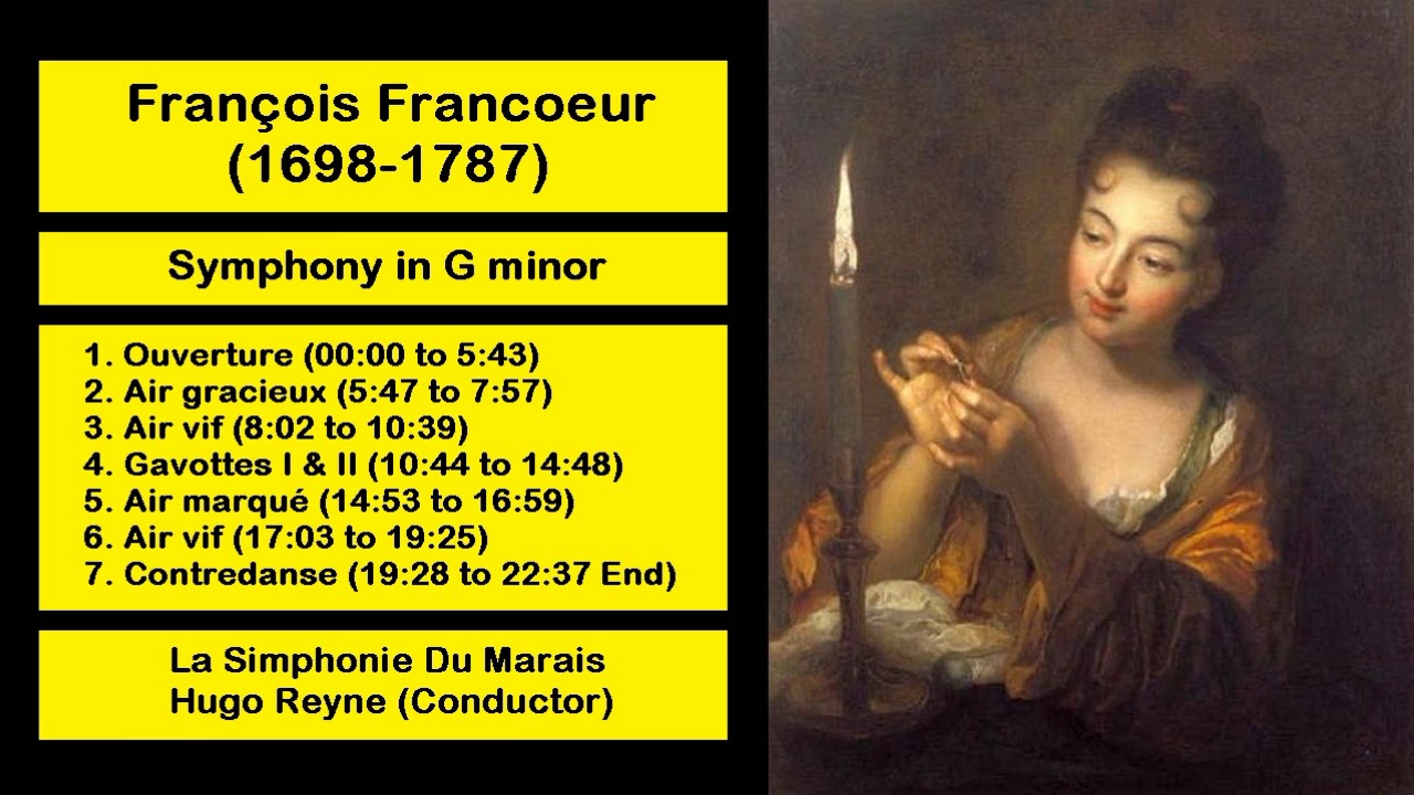 François Francoeur (1698-1787) - Symphony in G minor