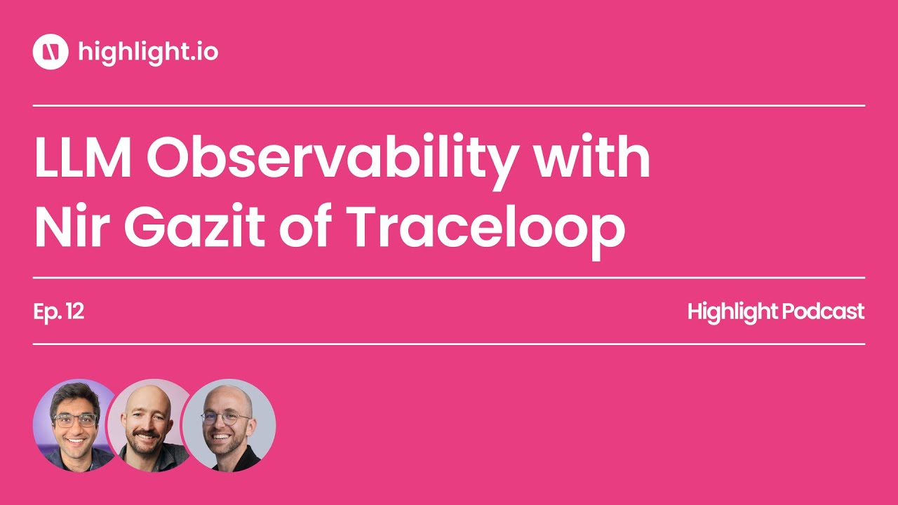 LLM observability with OpenLLMetry