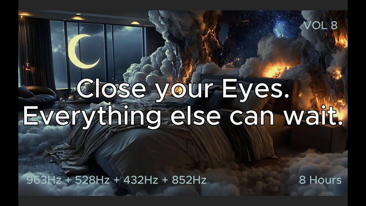 8 Hours 963Hz + 852Hz +528Hz + 432Hz Deep Sleep Ambiente VOL 08 #963hz #528hz #432hz #deepsleep