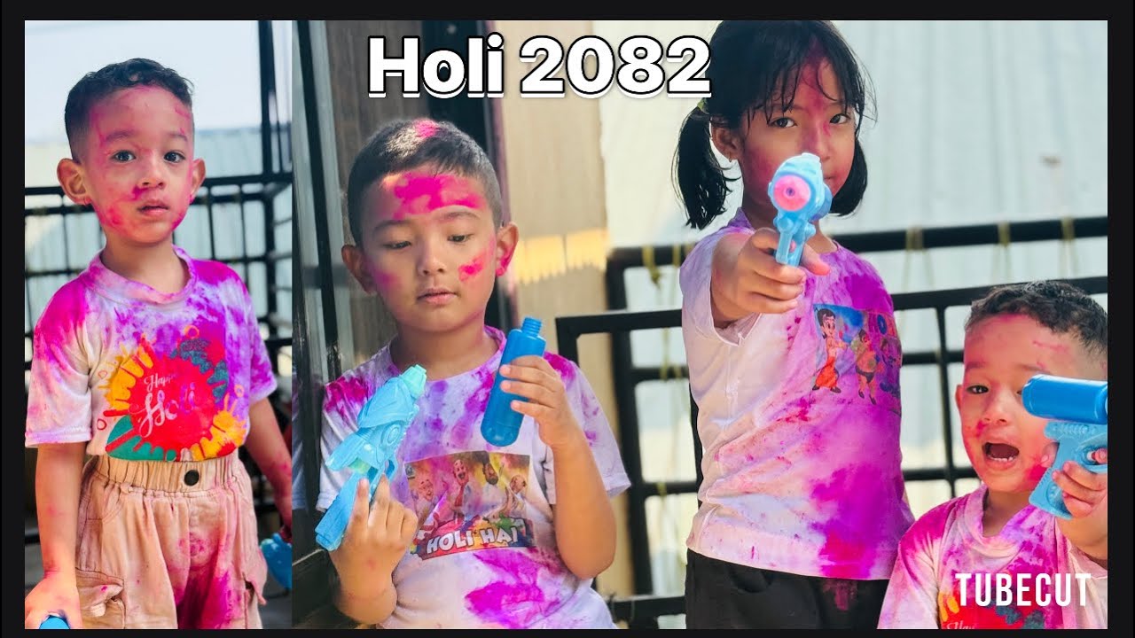 होली २०८२ को रमाईलो पल ।।