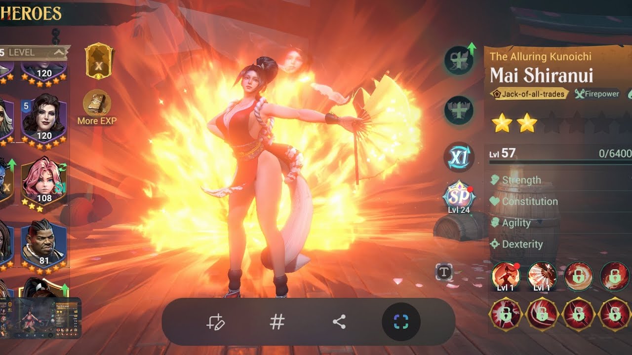 NEW Mai Shiranui SP Hero Part 1 - Sea of Conquest - SOC - Demona Rood - Linae - Callhan Durrach