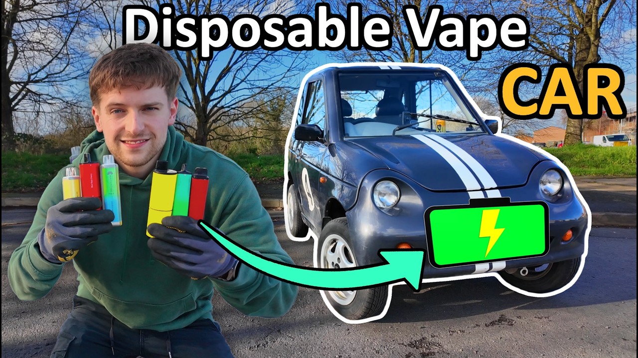 I Powered a Car using 500 Disposable Vapes