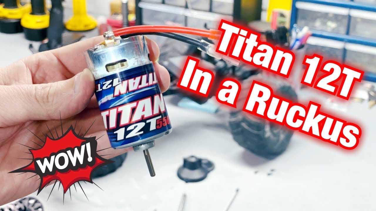 Installing Traxxas Titan 12t motor in ECX Ruckus 2WD