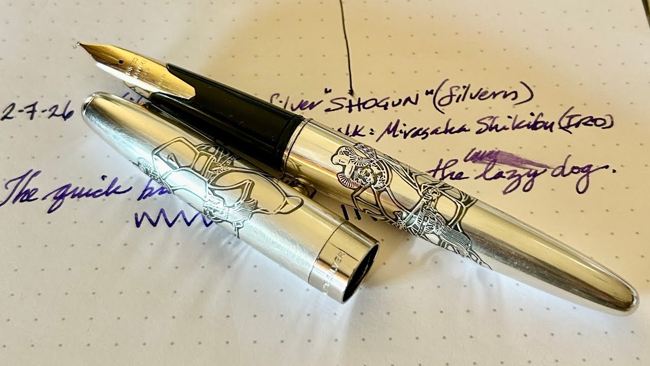 🥳 Got my GRAIL! Pilot Sterling Silver Namiki Fountain Pen 💕luxurious!