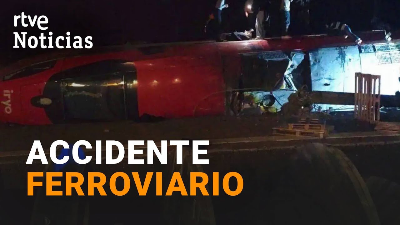 AL MENOS VEINTIÚN MUERTOS AL DESCARRILAR DOS TRENES EN ADAMUZ, CÓRDOBA | RTVE Noticias