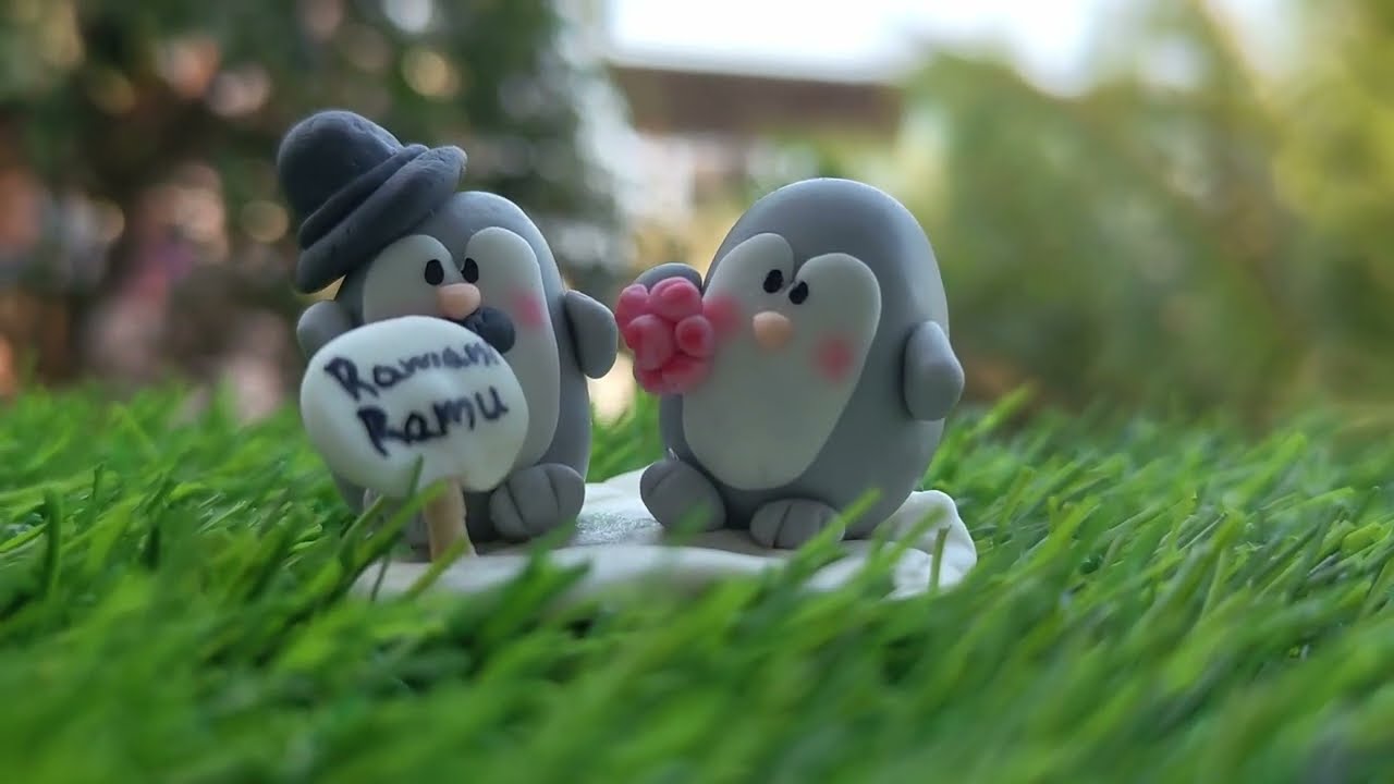 DIY Penguin Wedding Clay Charms | Cute Valentine’s Day Gift Ideas 2025