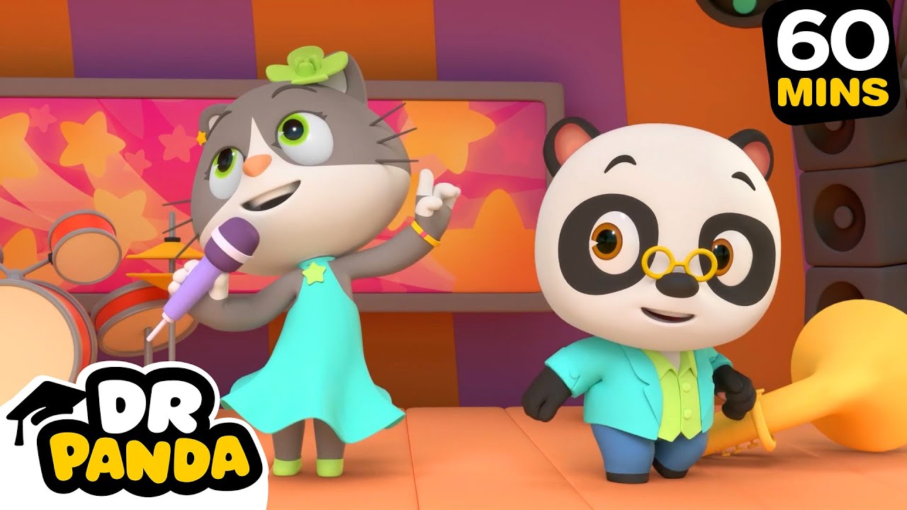 Popstar Panda 🎵🎤 | Music Cartoon For Kids | Dr. Panda 🐼