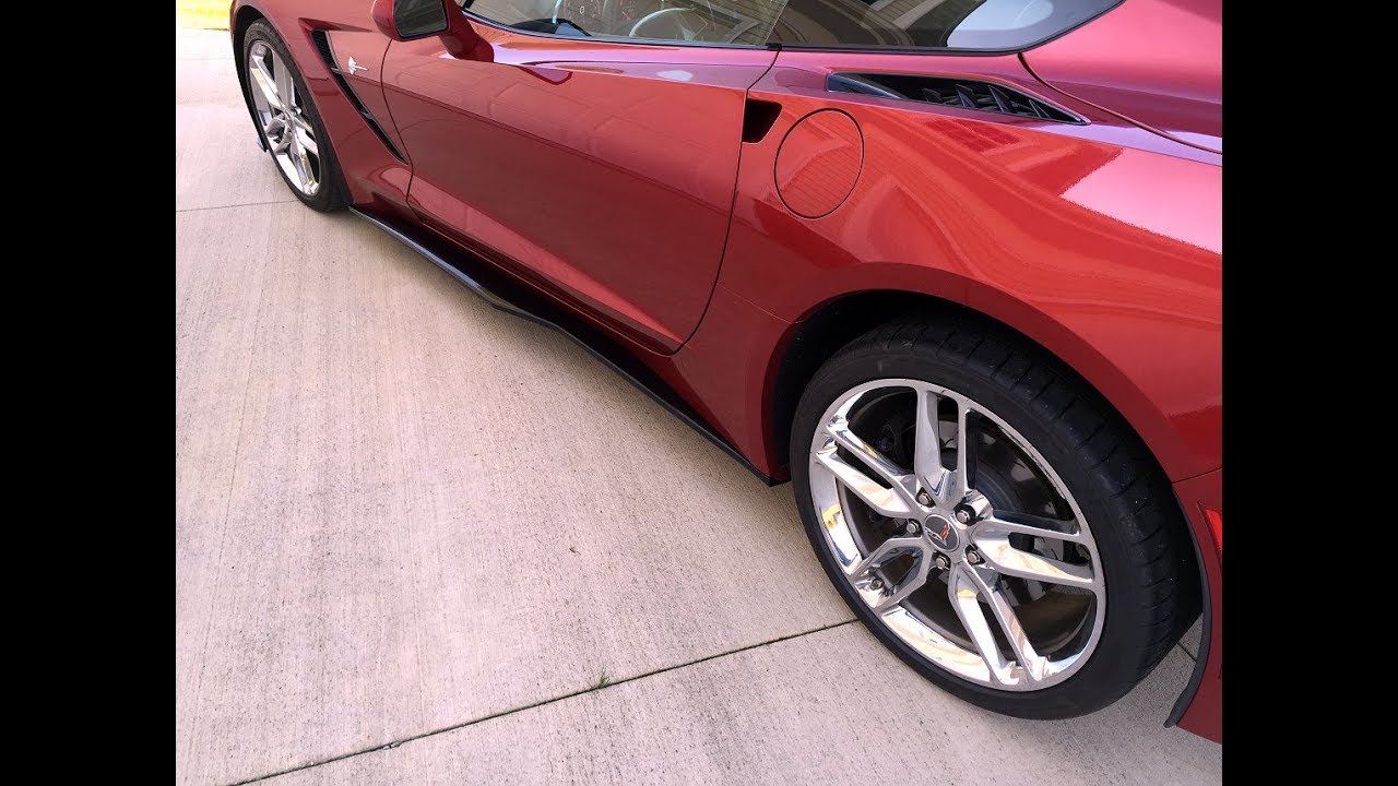 How to Install C7 Corvette Stingray Side Skirts - Z06 Style