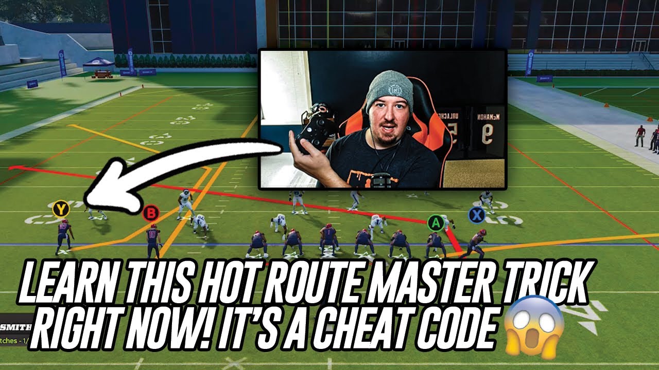 Glitchy Hot Route Trick From Trips TE in Madden 23