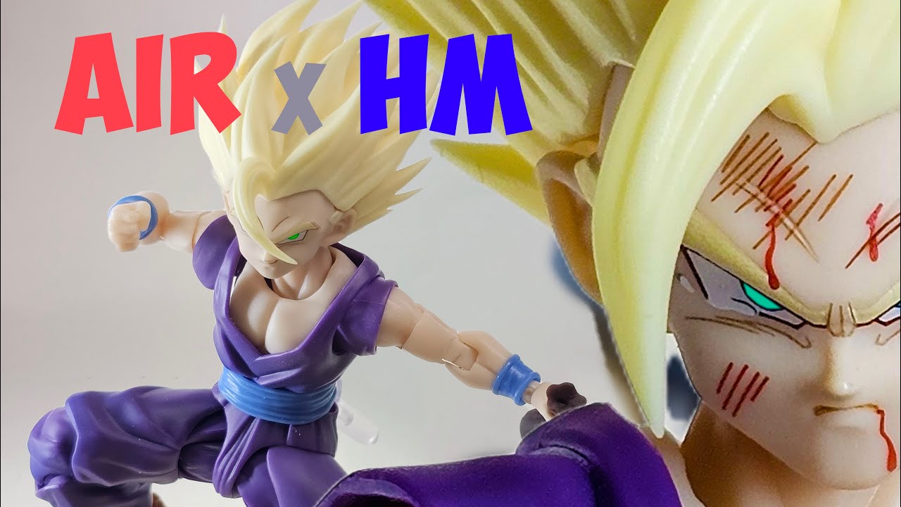 Finally shipped!AIR x HM SSJ2/Beast little Gohan head sculpt Review!