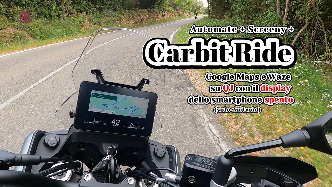 QJ e Carbit Ride con il display spento verso l'Argentario
