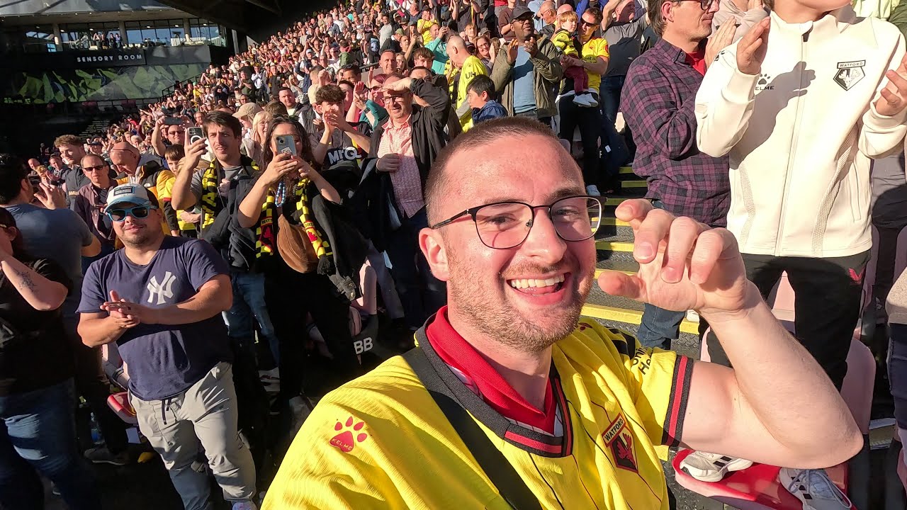 Watford match day experience! Vicarage Road Stadium 🐝🏴󠁧󠁢󠁥󠁮󠁧󠁿