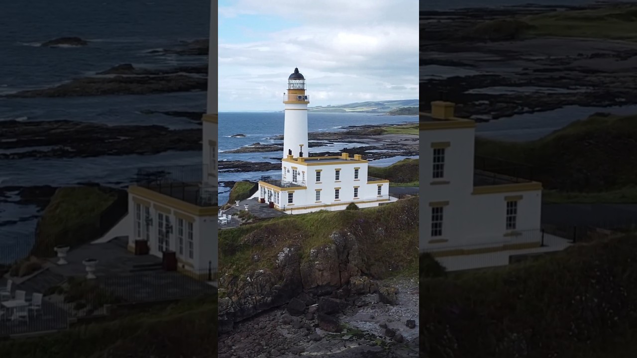 Donald Trump&rsquo;s Scottish Retreat &ndash; Drone View of Turnberry Lighthouse