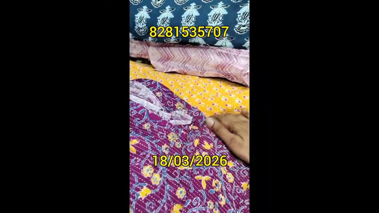 Offer section, cotton running materials