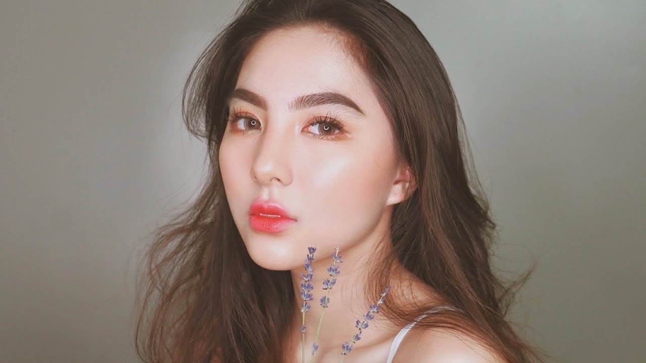Autumn/Fall Cherry Korean Glass Skin Makeup Tutorial 🍁