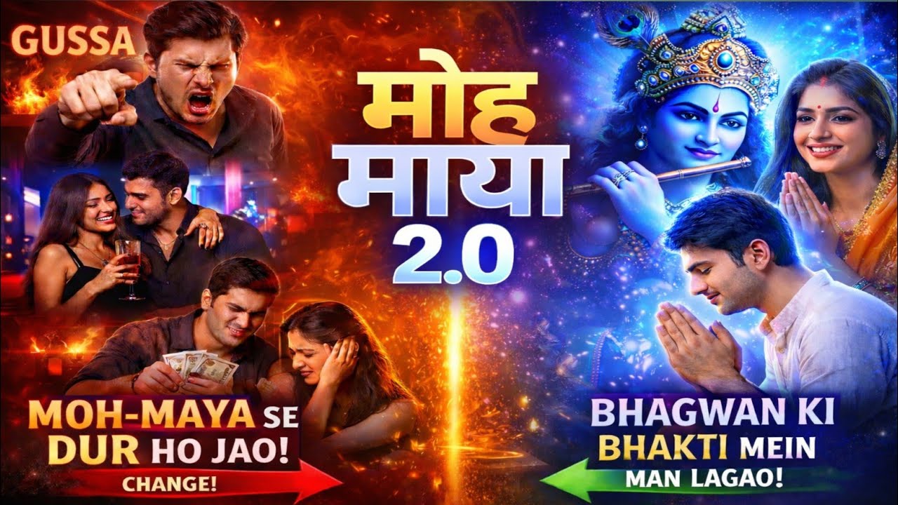 मोह माया 2.0 | गुस्सा, लोभ, प्यार से मुक्ति | 2026 New Bhajan | #gtb #yosho #bhajan 