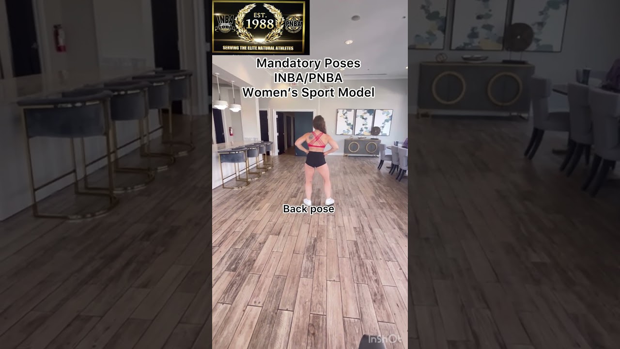 Inba/pnba women’s sport model mandatory poses
