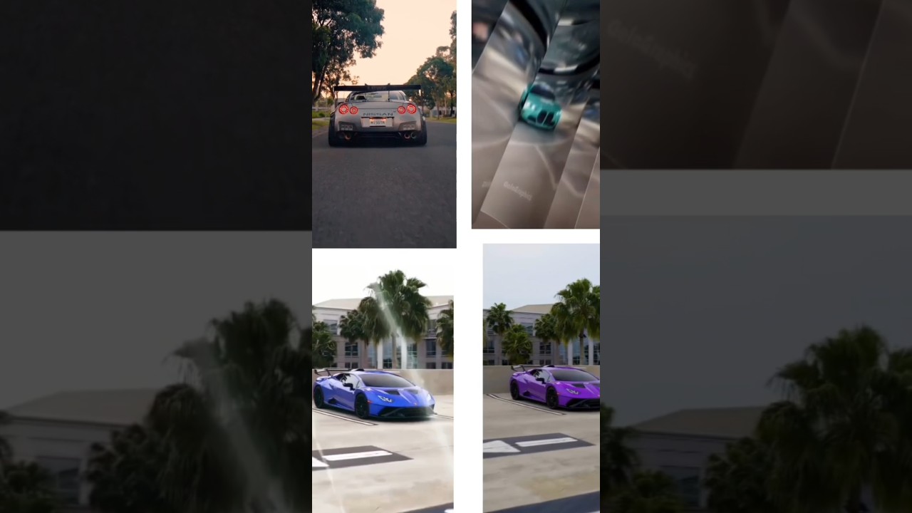 🔥 Supercars That Break The Streets – Nissan GTR & Lamborghini Huracán 🔥