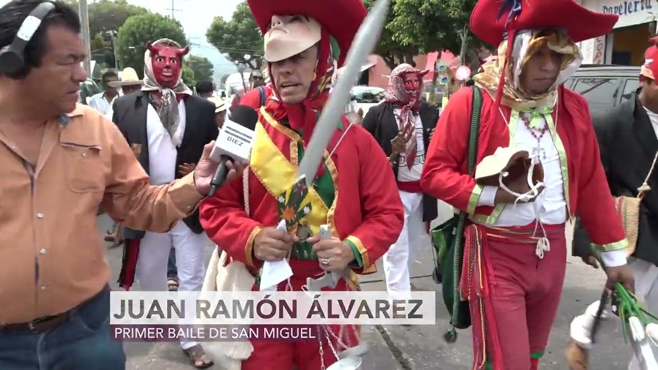 Con baile, zoques representan la festividad de San Miguel Arcangel