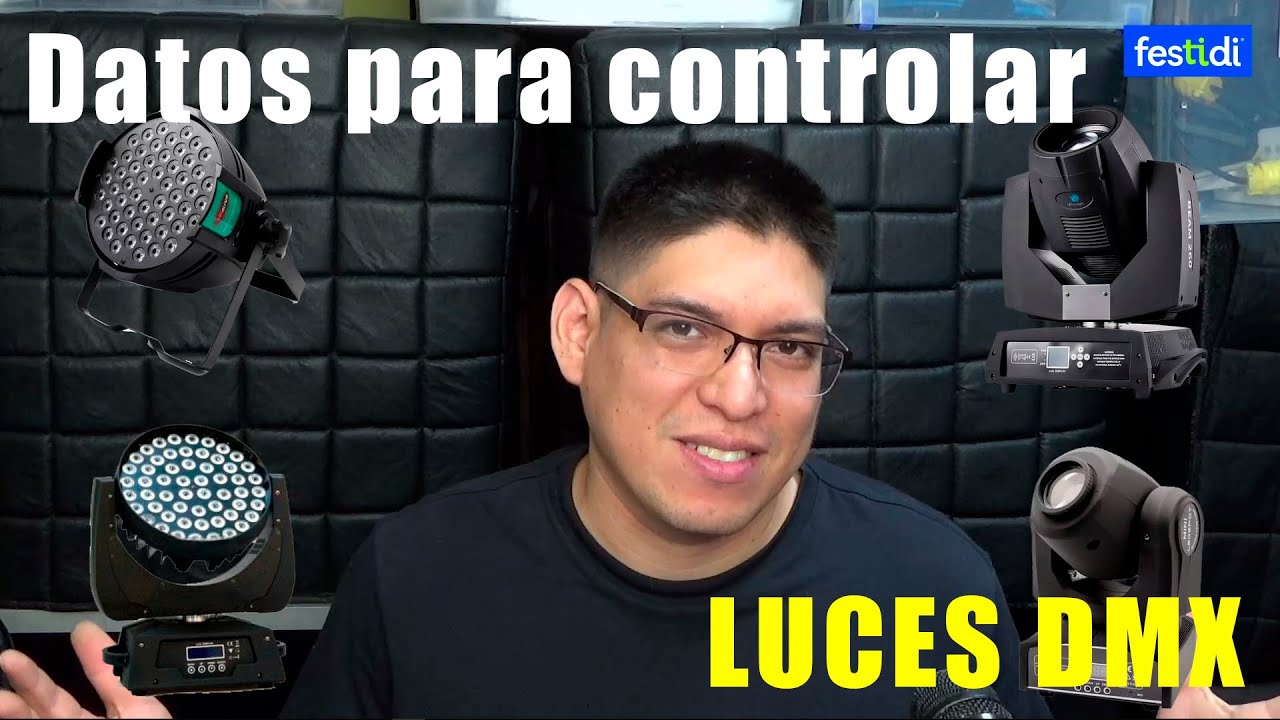 🎥🎤 Datos para controlar luces - DMX - Sistema de iluminaci&oacute;n profesional