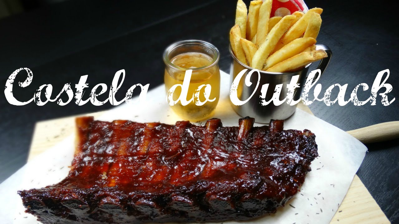 Como fazer COSTELA DO OUTBACK (Ribs on the Barbie) | Receita #5 Canal Biscoito