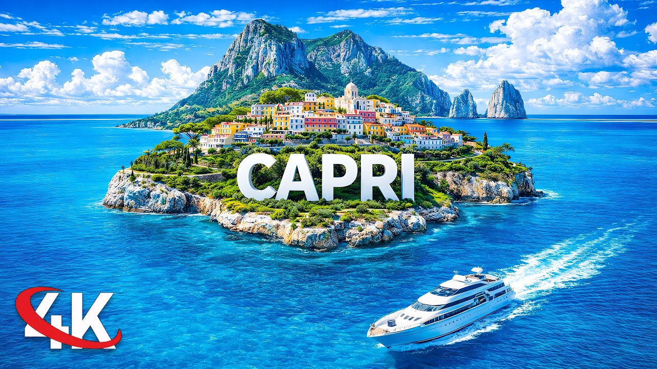 The Most Amazing Beach in Capri 4K UHD With Relaxing Deep House 2026