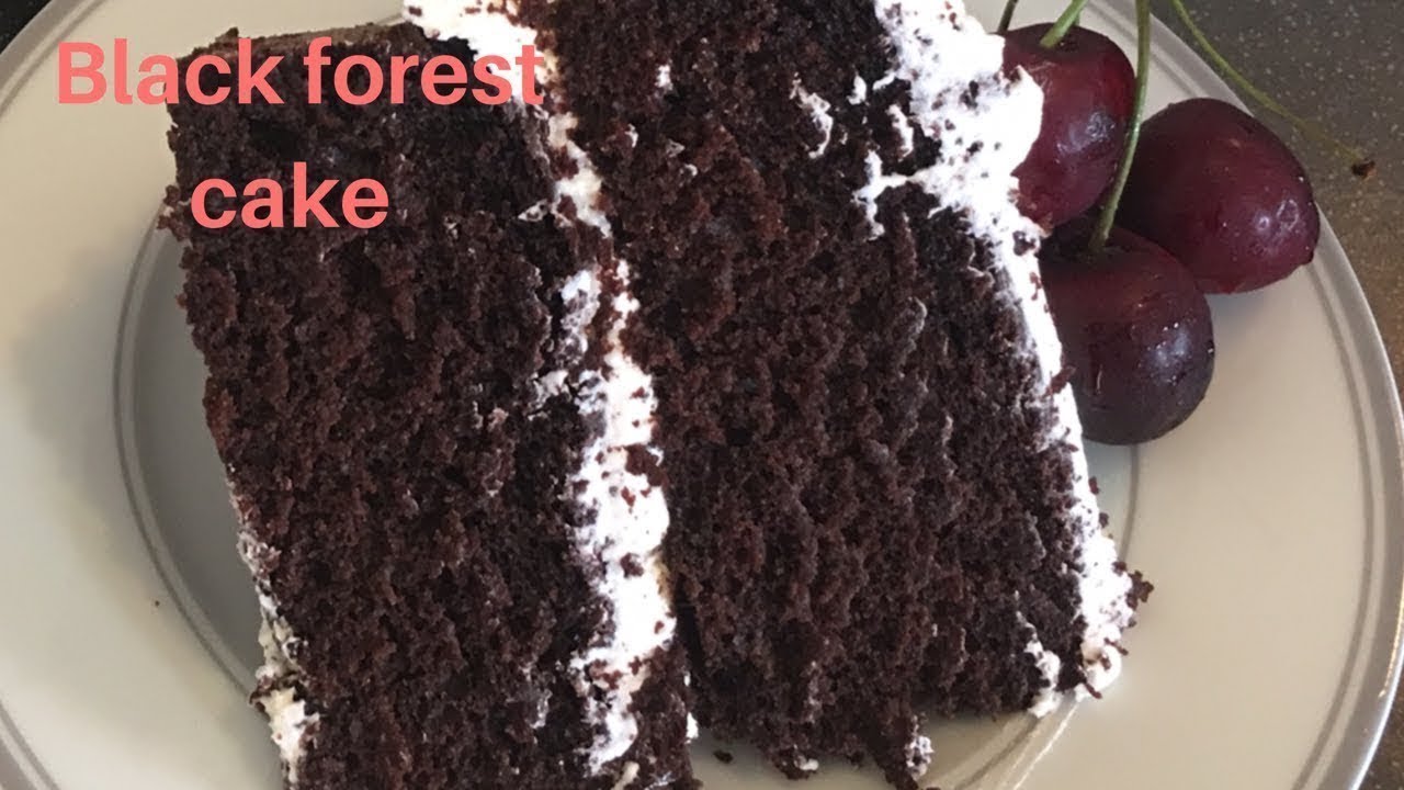 BLACK FOREST CAKE || CHOCOLATE CAKE RECIPE || CAKE RECIPE