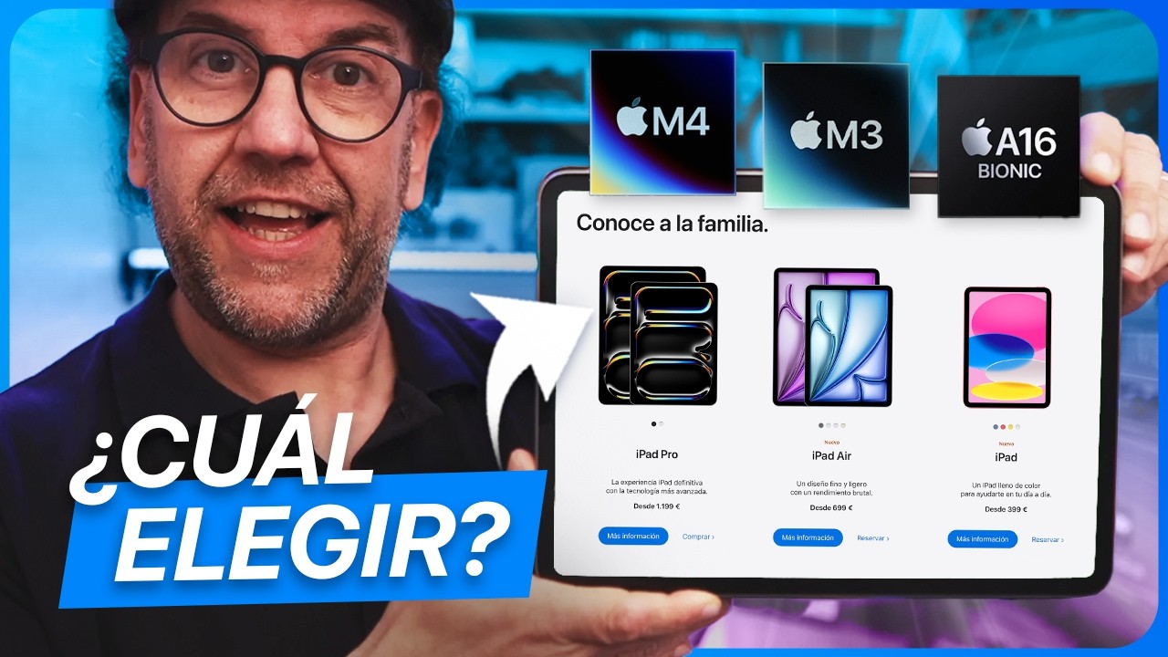 &iquest;Qu&eacute; iPad comprar en 2025? iPad Air M3, iPad Pro M4, iPad mini 7 o iPad 11