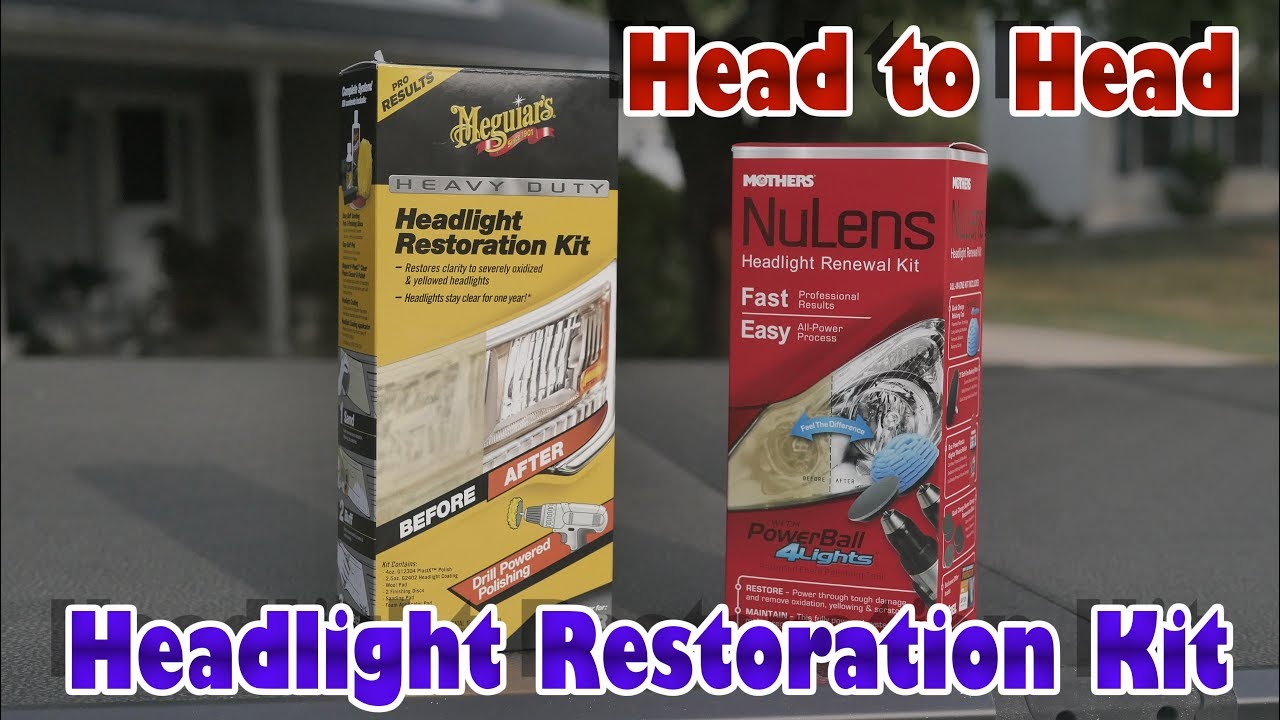 Набор для восстановления фар | Сравнение Mothers и Meguiar's: как это сделать