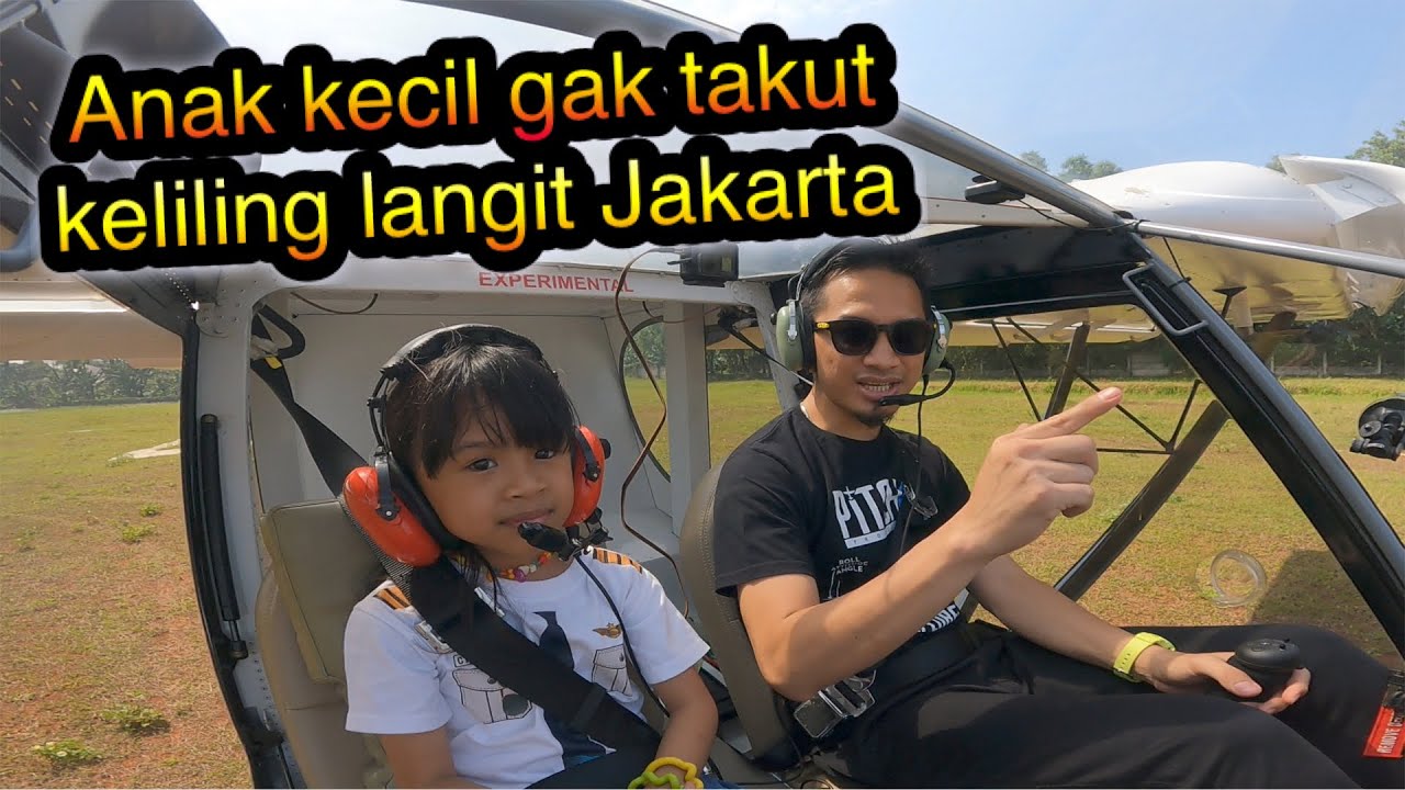 Si Kecil pada ketagihan muterin Langit Jakarta
