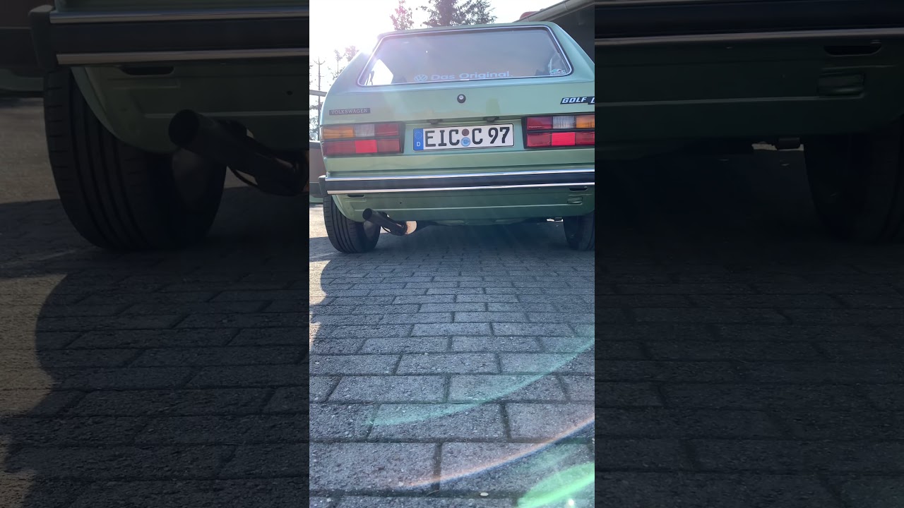 VW Golf MK1 Friedrich Motorsport Abgasanlage