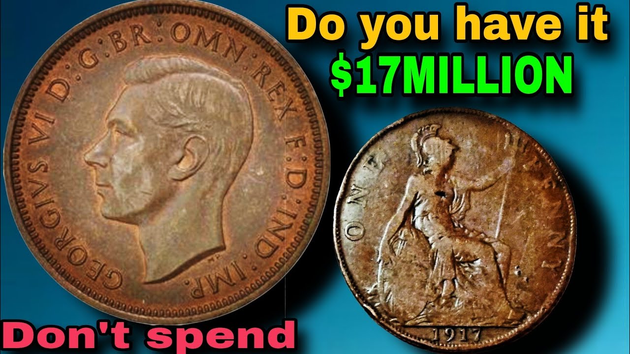 Rare one penny coin from 1917 coin .is it worth more .Then face value?''