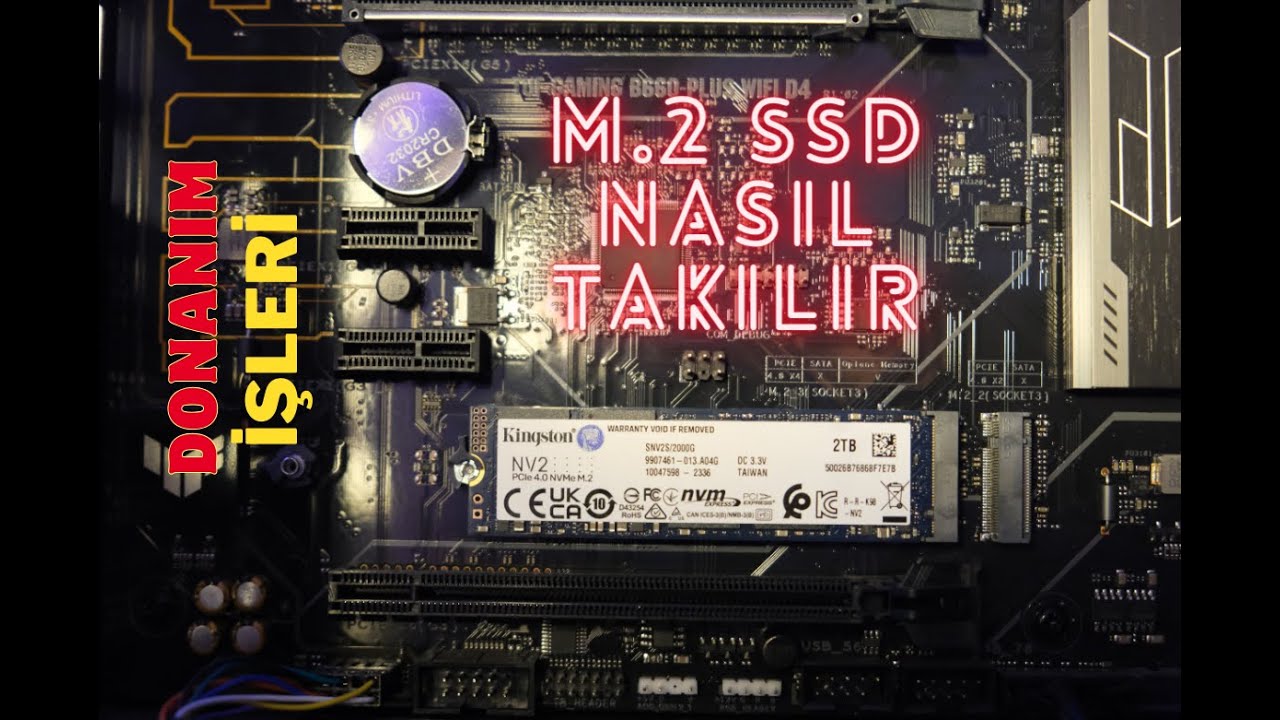 Bilgisayara SSD Nasıl Takılır? İkinci Sürücü Olarak M.2 SSD Takıyoruz